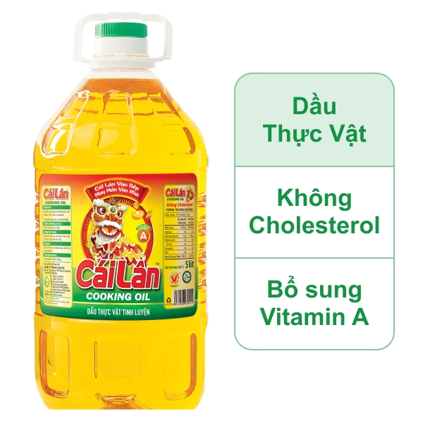 Dầu thực vật Cái Lân can 5 lít