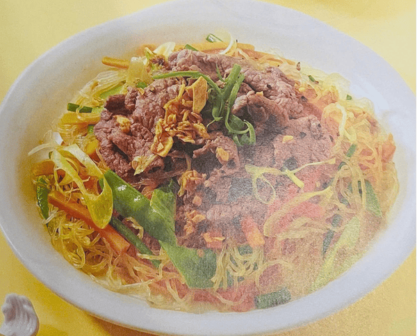 Cách làm món Miến xào thịt bò rau củ