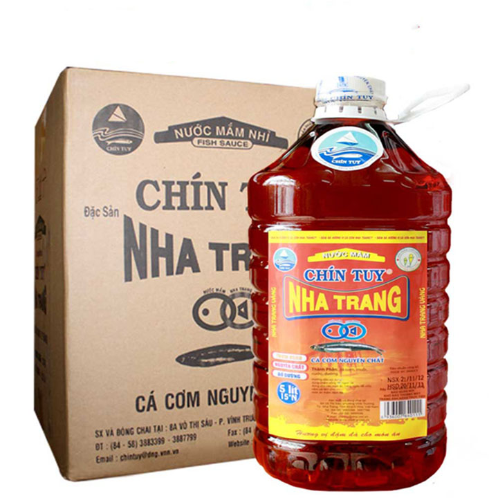 Nước mắm Chín Tuy Nha Trang can 2L