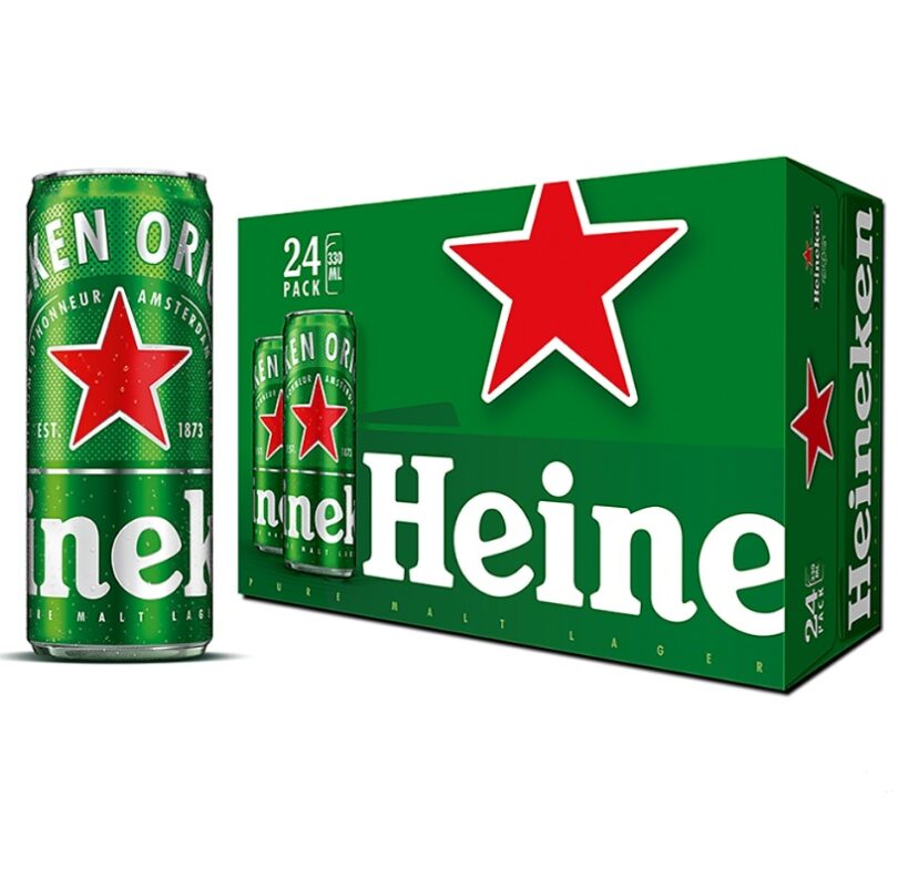 Bia Heineken thùng 24 lon